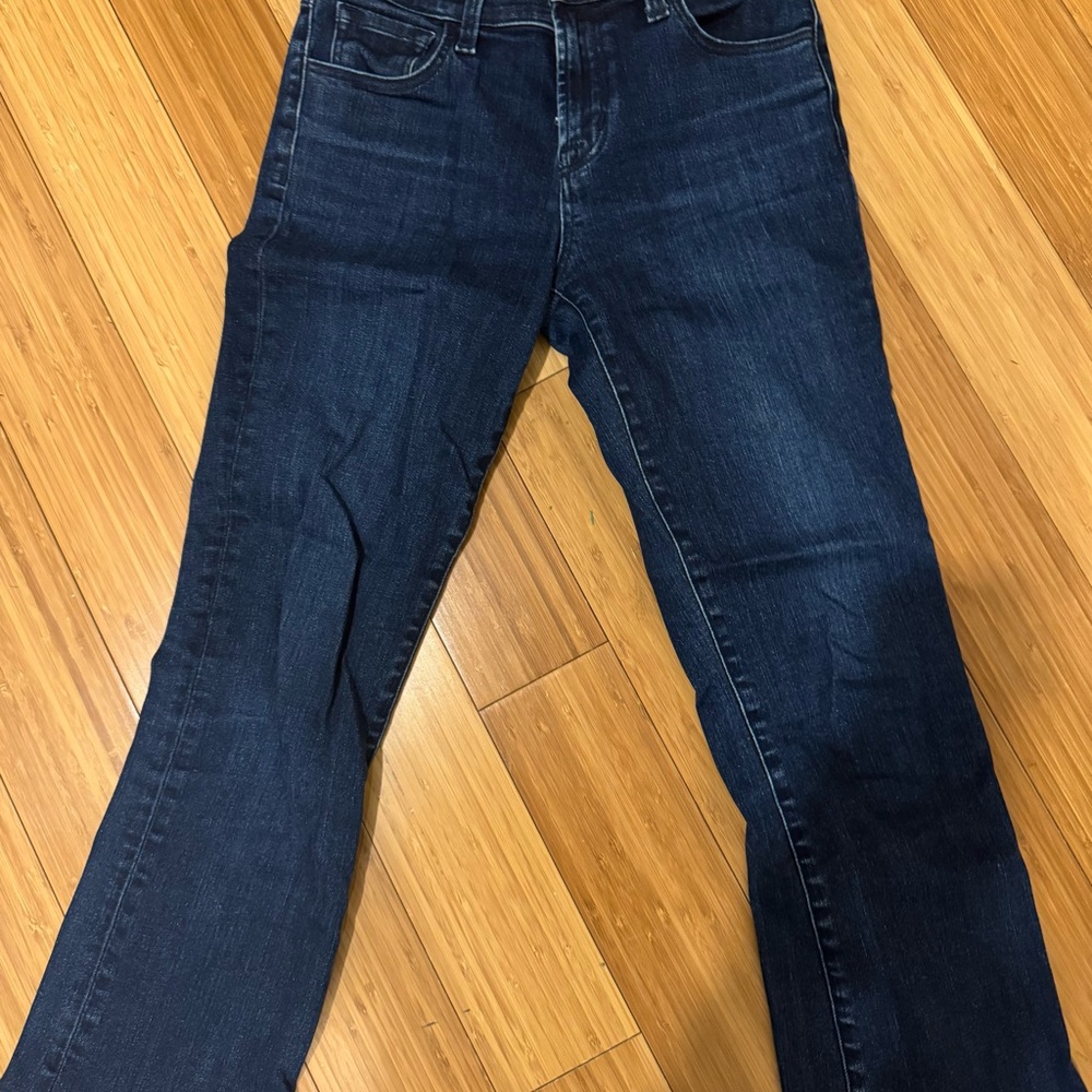 J Brand Selena mid rise crop boot Jeans